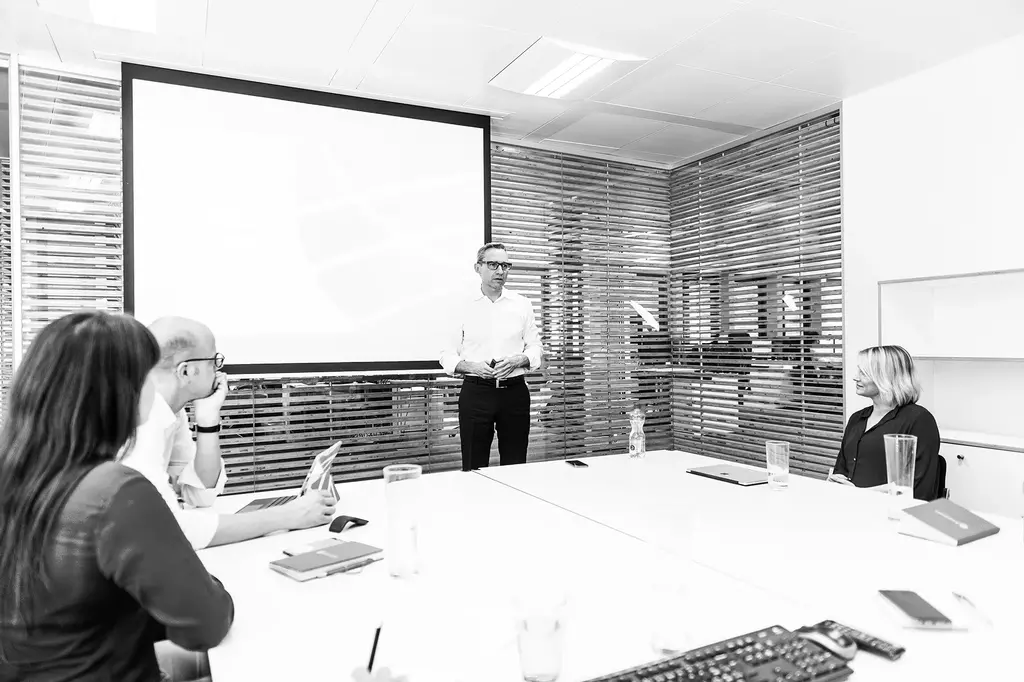 Office black white